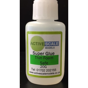 Thin Foam Safe Super Glue 20g Cyanoacrylate 7447